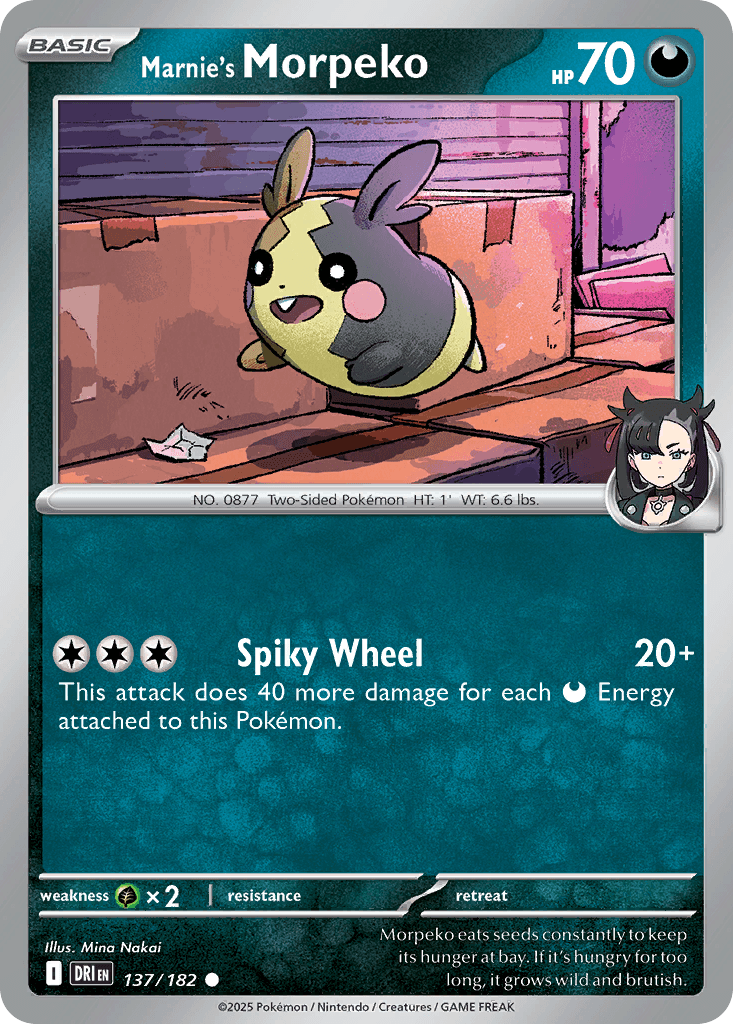 Marnie's Morpeko, kortbilde fra pokemontcg.io