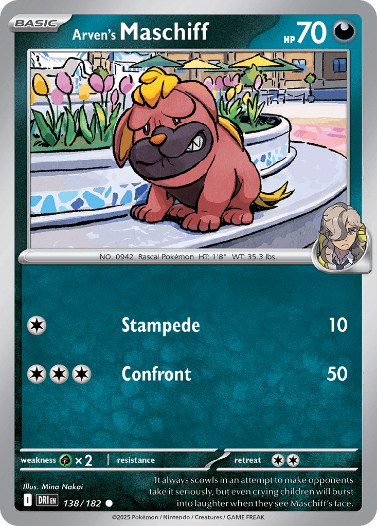 Arven's Maschiff, kortbilde fra pokemontcg.io