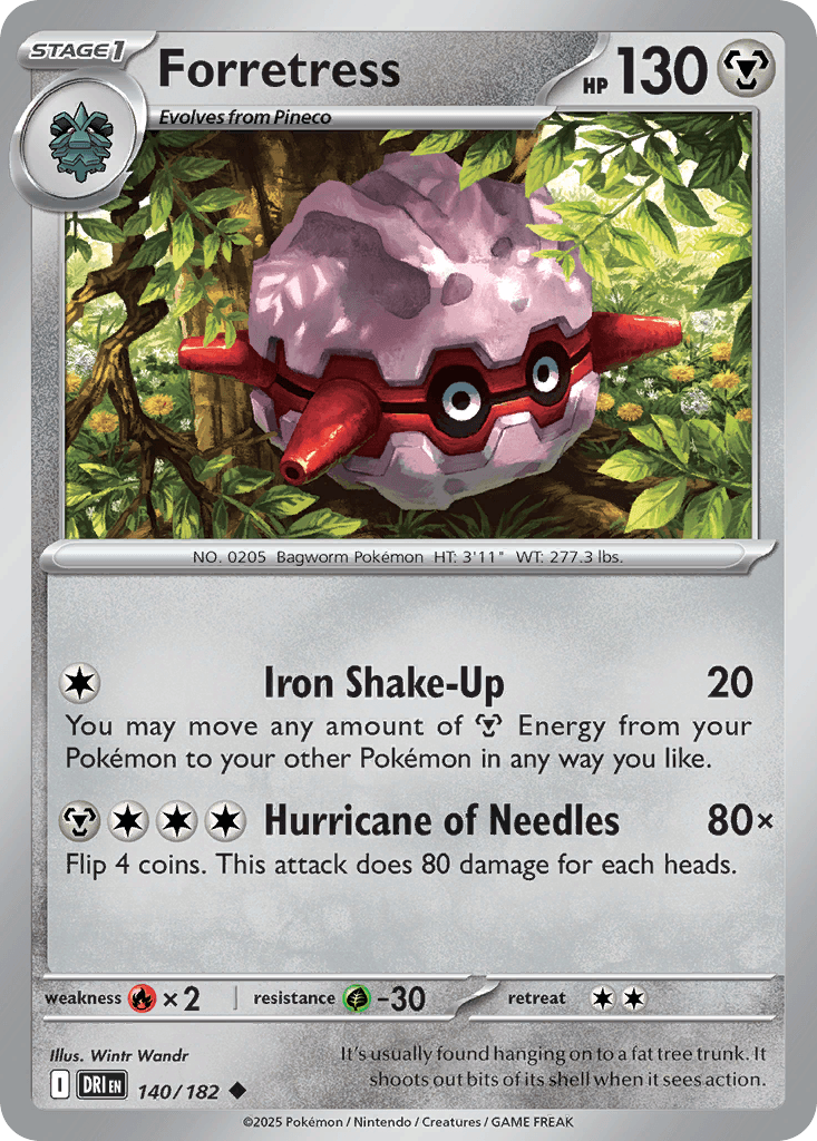 Forretress, kortbilde fra pokemontcg.io