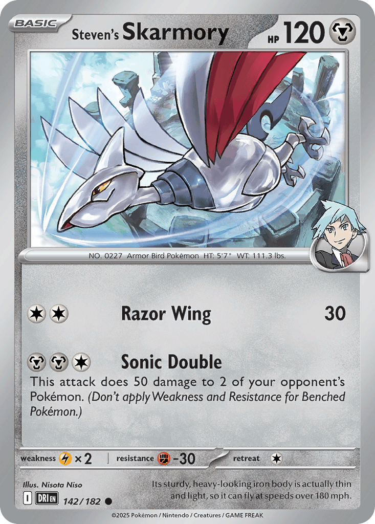 Steven's Skarmory, kortbilde fra pokemontcg.io