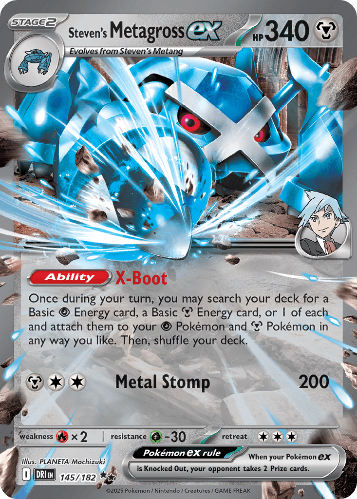Steven's Metagross ex, kortbilde fra pokemontcg.io