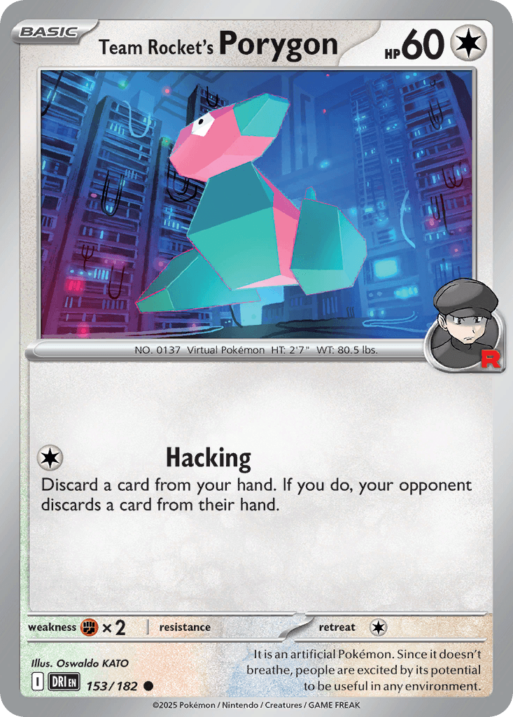 Team Rocket's Porygon, kortbilde fra pokemontcg.io