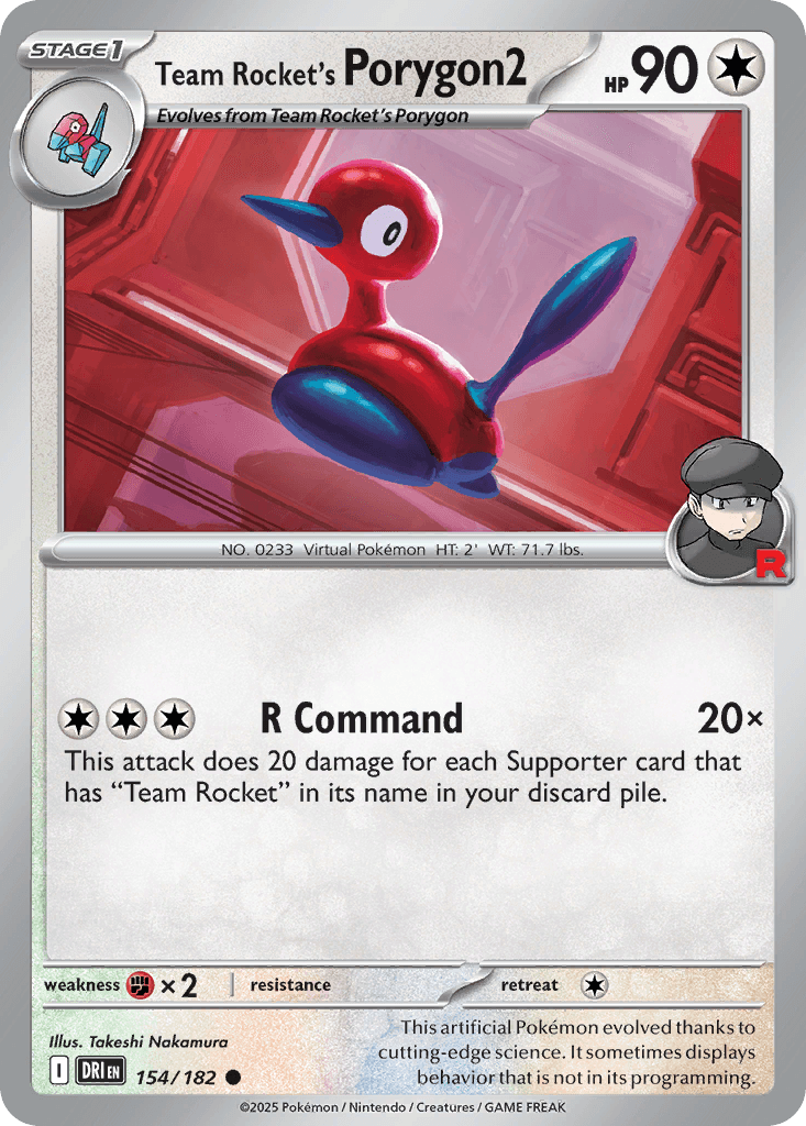 Team Rocket's Porygon2, kortbilde fra pokemontcg.io