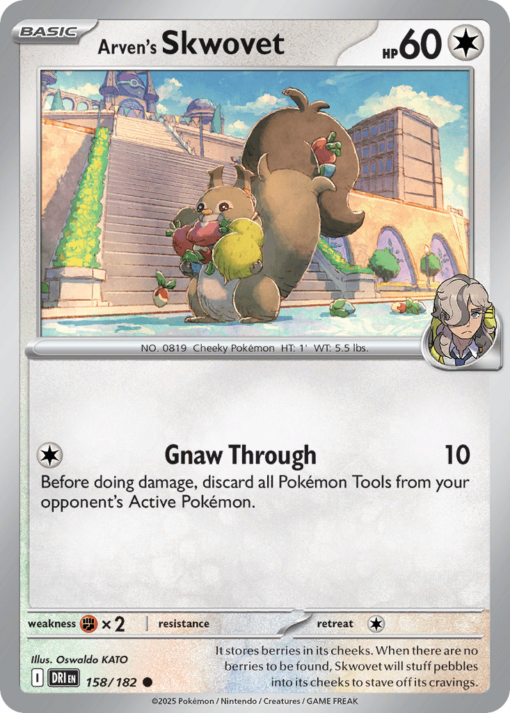 Arven's Skwovet, kortbilde fra pokemontcg.io