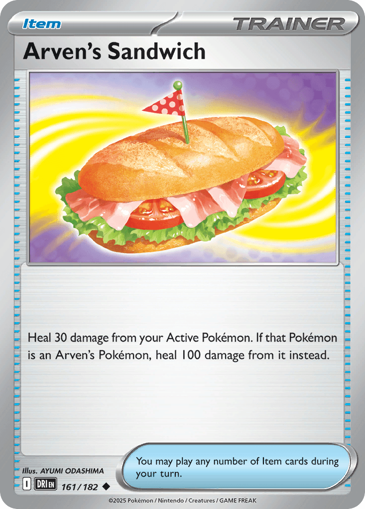 Arven's Sandwich, kortbilde fra pokemontcg.io