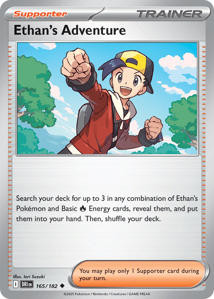 Ethan's Adventure, kortbilde fra pokemontcg.io