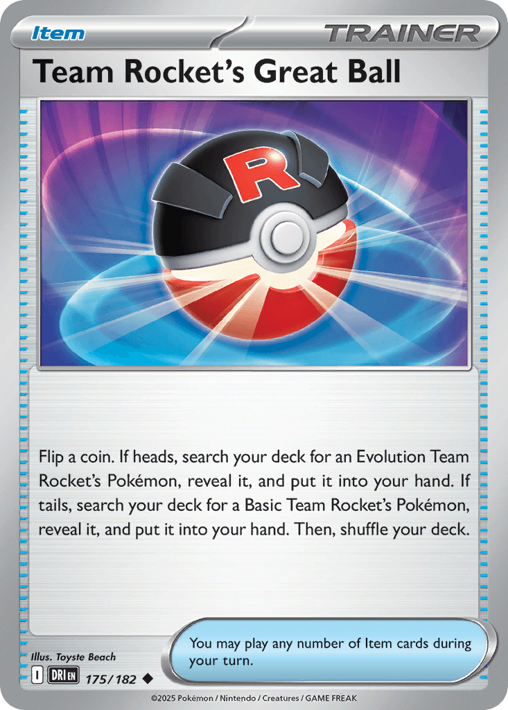 Team Rocket's Great Ball, kortbilde fra pokemontcg.io