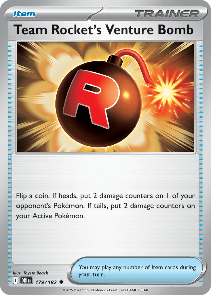 Team Rocket's Venture Bomb, kortbilde fra pokemontcg.io
