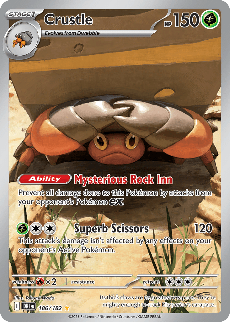 Crustle, kortbilde fra pokemontcg.io