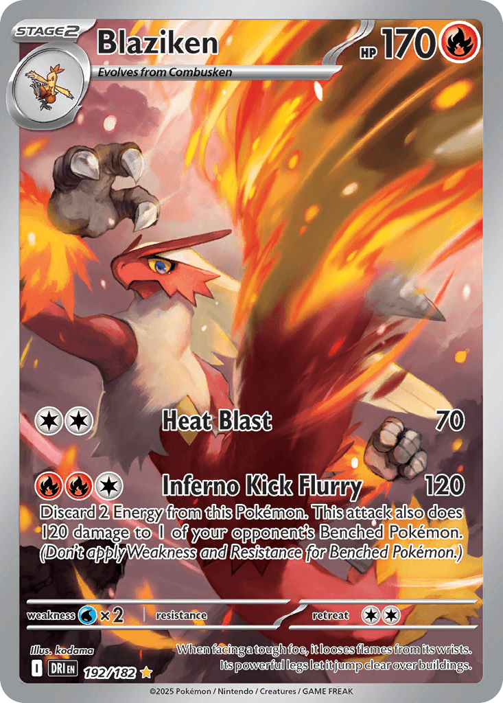 Blaziken, kortbilde fra pokemontcg.io
