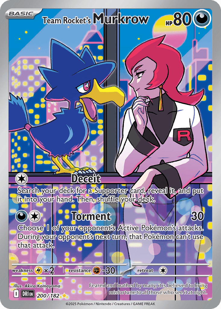 Team Rocket's Murkrow, kortbilde fra pokemontcg.io