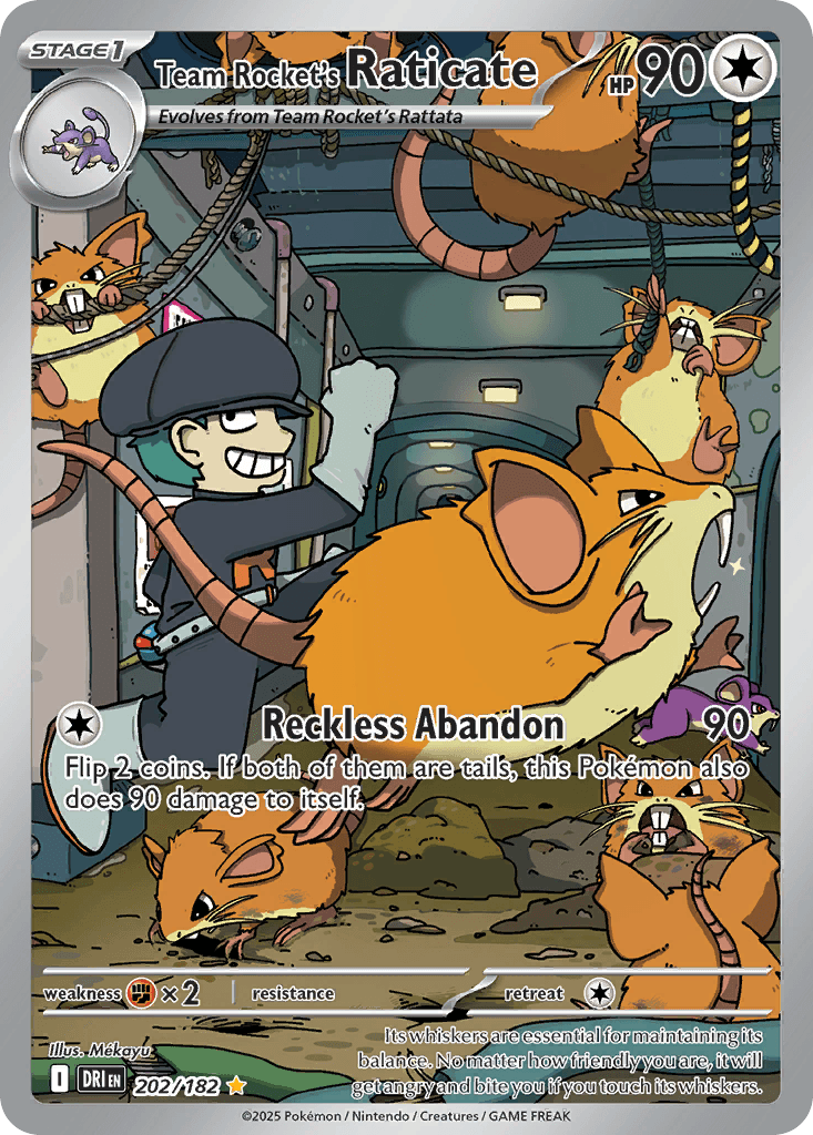 Team Rocket's Raticate, kortbilde fra pokemontcg.io