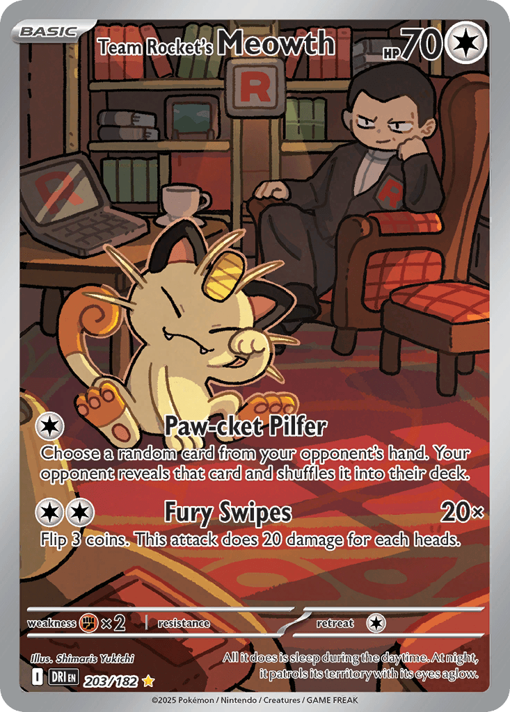 Team Rocket's Meowth, kortbilde fra pokemontcg.io