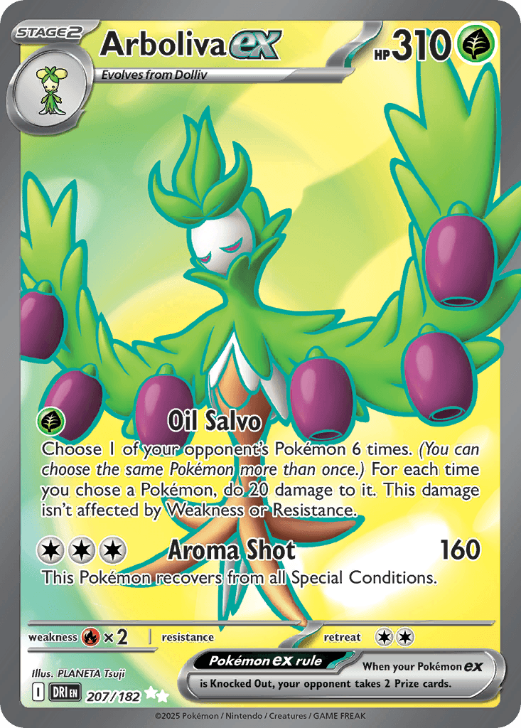 Arboliva ex, kortbilde fra pokemontcg.io