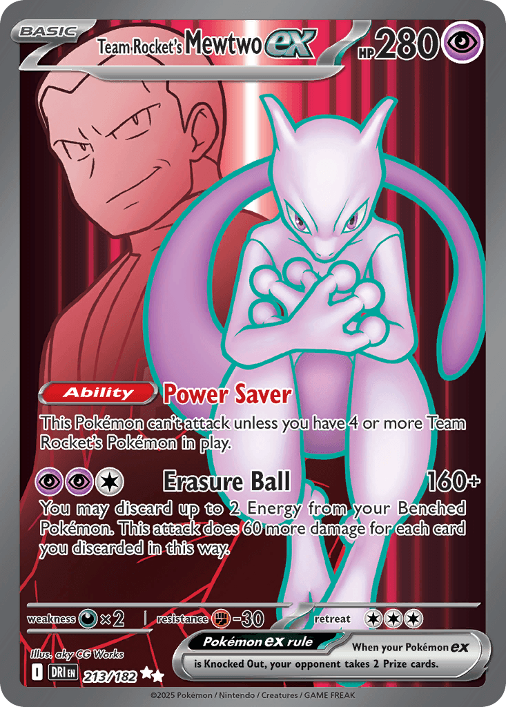Team Rocket's Mewtwo ex, kortbilde fra pokemontcg.io