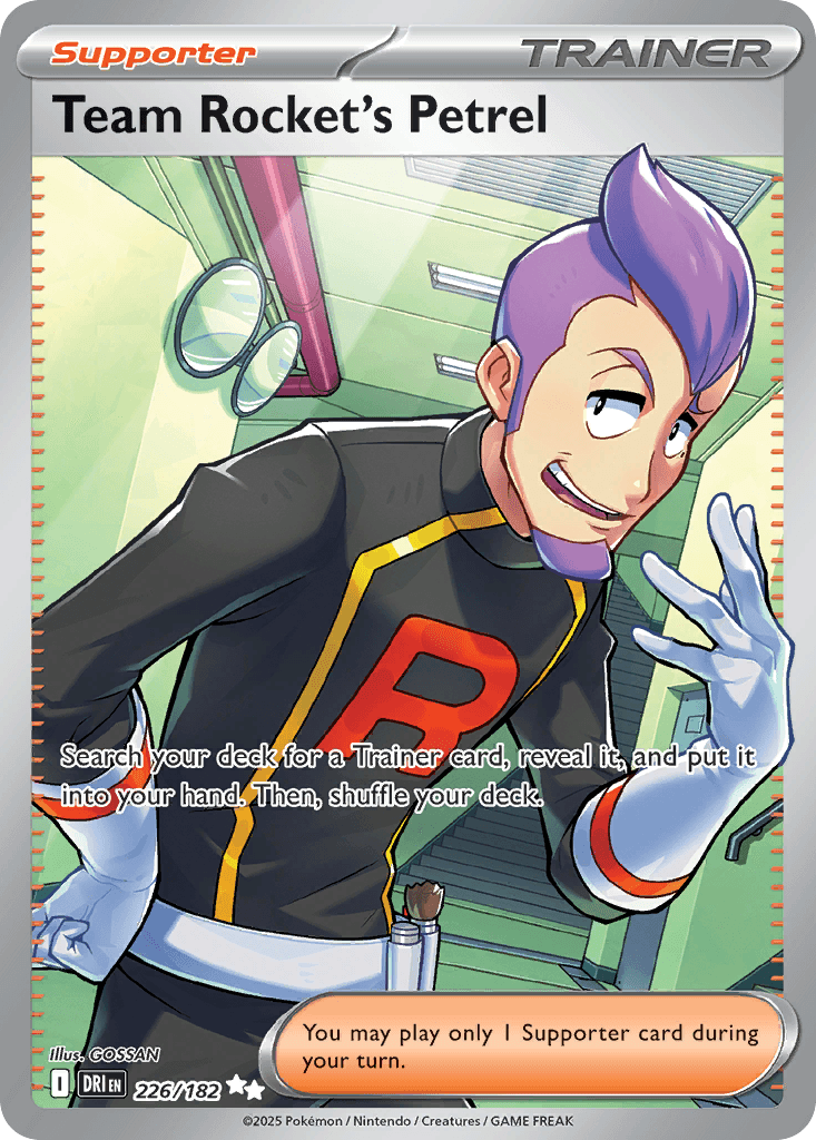 Team Rocket's Petrel, kortbilde fra pokemontcg.io