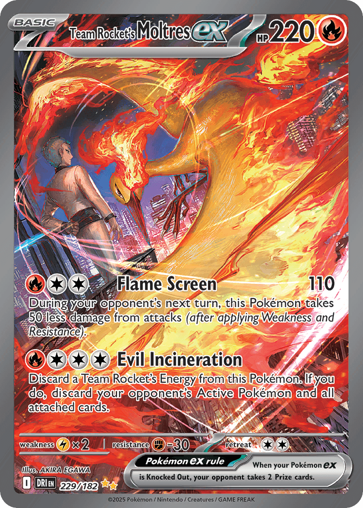 Team Rocket's Moltres ex, kortbilde fra pokemontcg.io