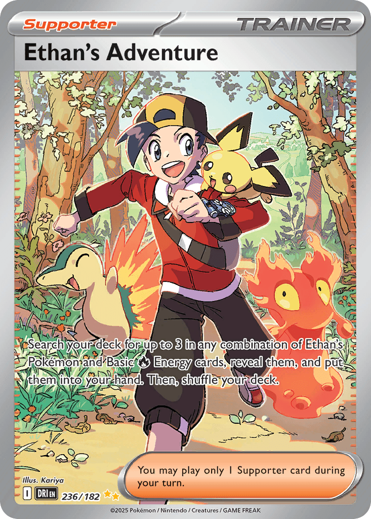 Ethan's Adventure, kortbilde fra pokemontcg.io