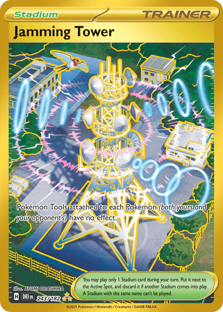 Jamming Tower, kortbilde fra pokemontcg.io