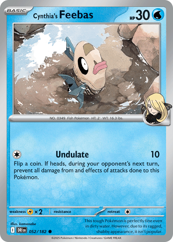 Cynthia's Feebas, kortbilde fra pokemontcg.io