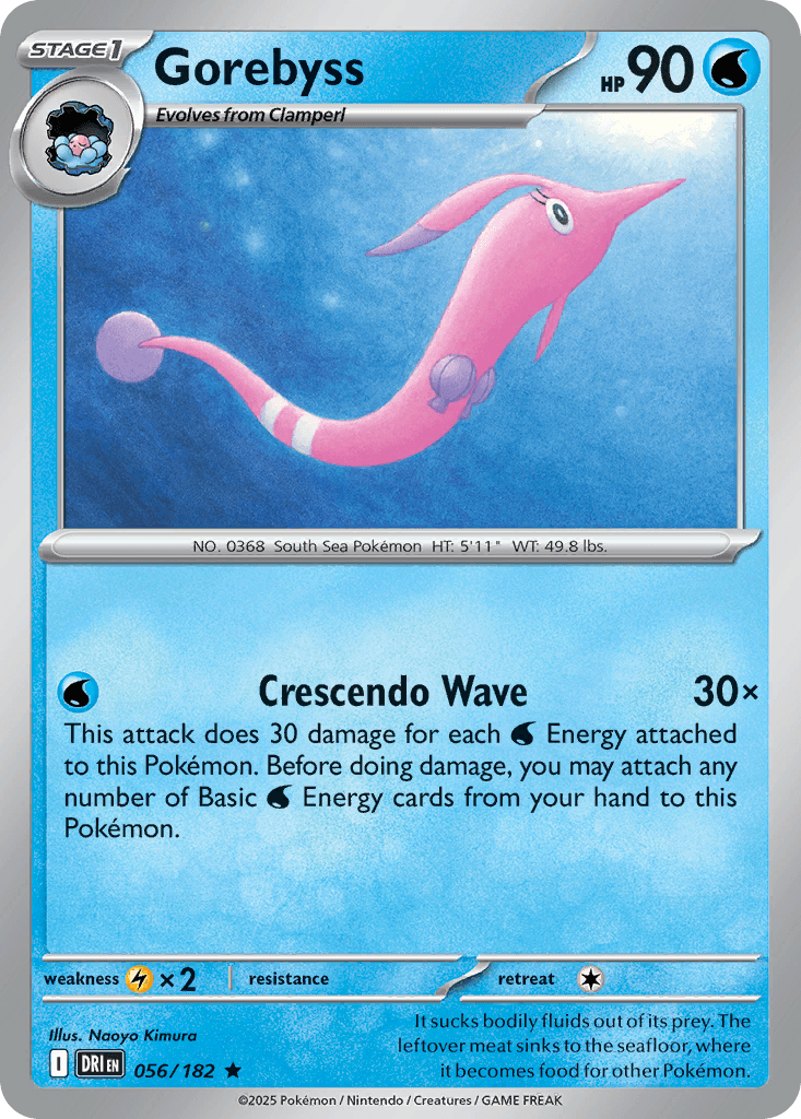 Gorebyss, kortbilde fra pokemontcg.io
