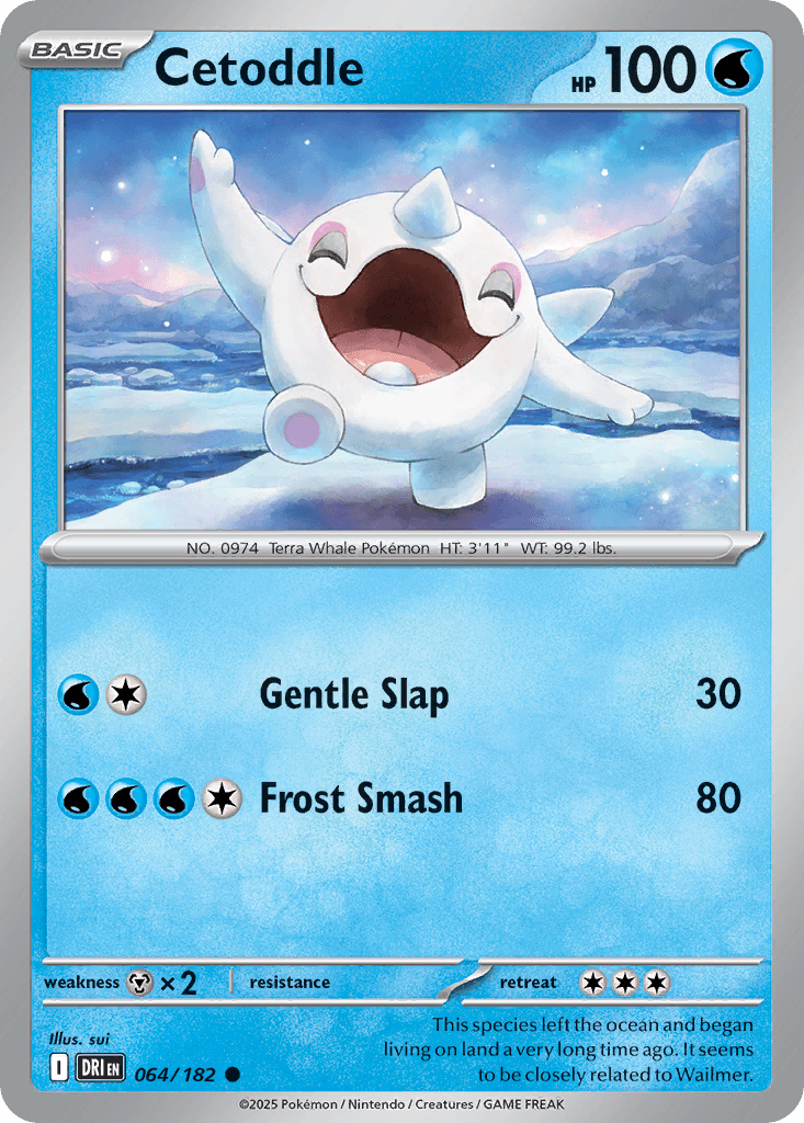 Cetoddle, kortbilde fra pokemontcg.io