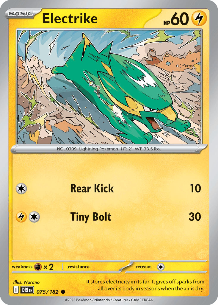 Electrike, kortbilde fra pokemontcg.io