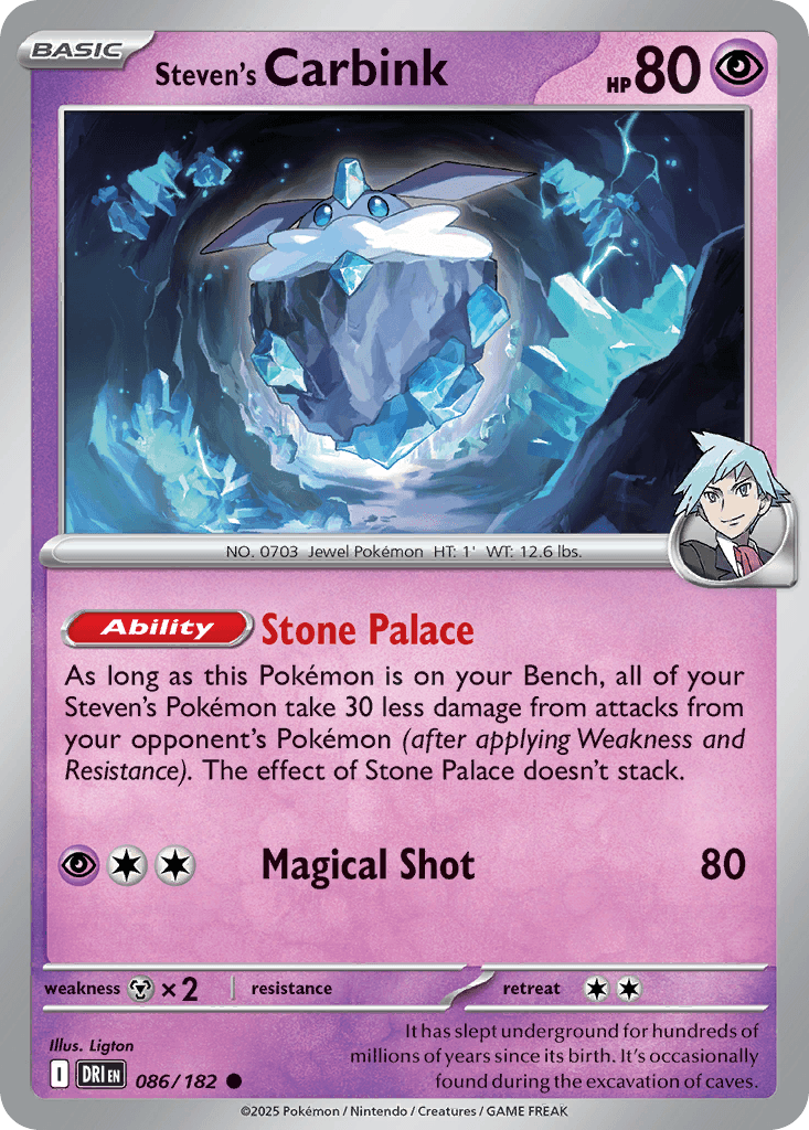 Steven's Carbink, kortbilde fra pokemontcg.io