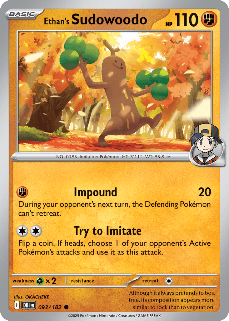 Ethan's Sudowoodo, kortbilde fra pokemontcg.io