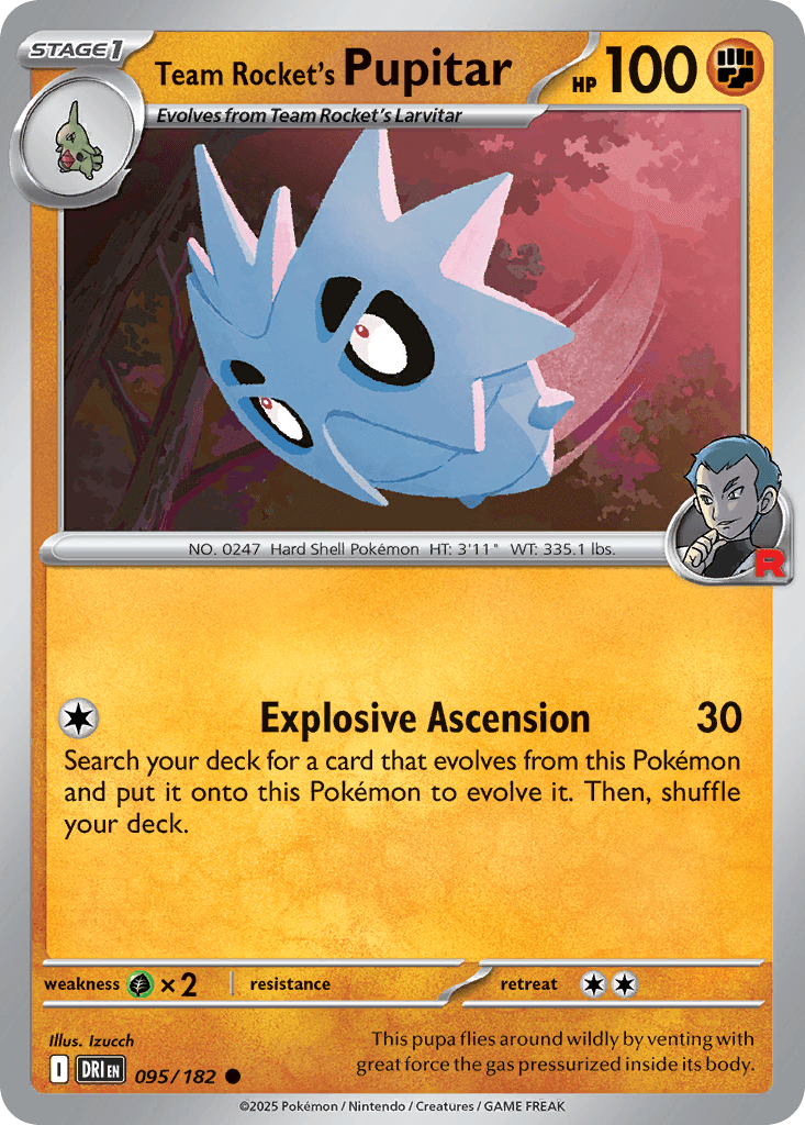 Team Rocket's Pupitar, kortbilde fra pokemontcg.io