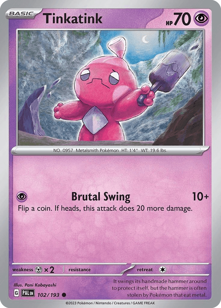 Tinkatink, kortbilde fra pokemontcg.io