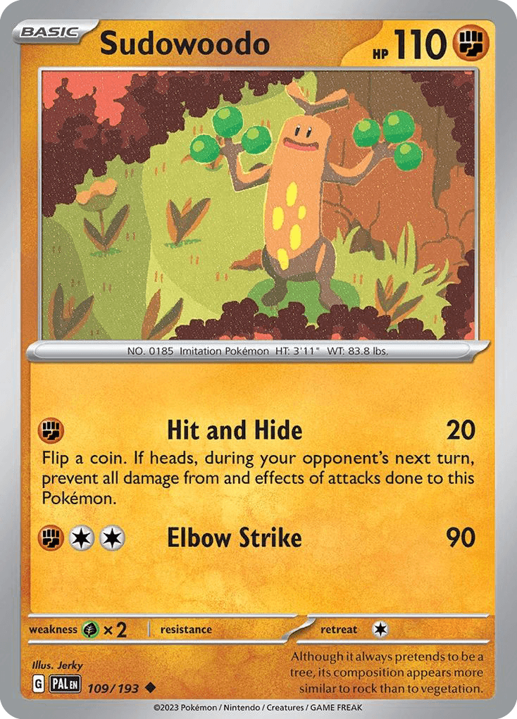 Sudowoodo, kortbilde fra pokemontcg.io