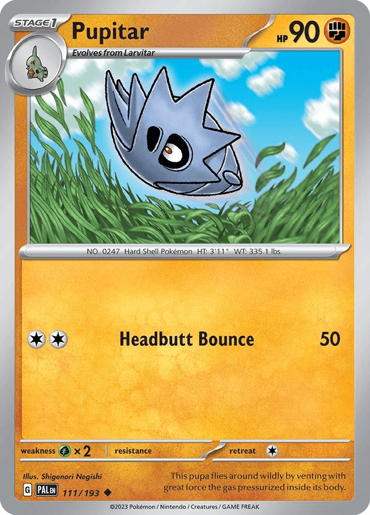 Pupitar, kortbilde fra pokemontcg.io