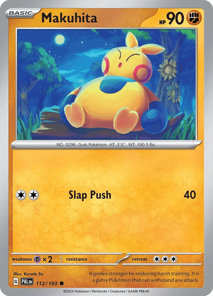 Makuhita, kortbilde fra pokemontcg.io