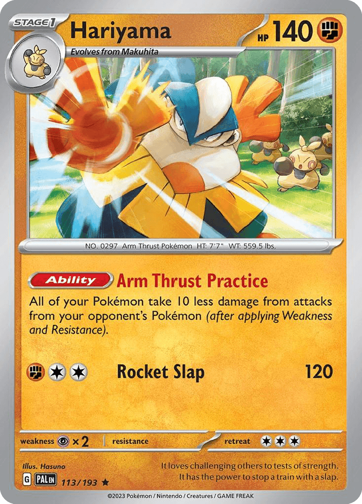 Hariyama, kortbilde fra pokemontcg.io