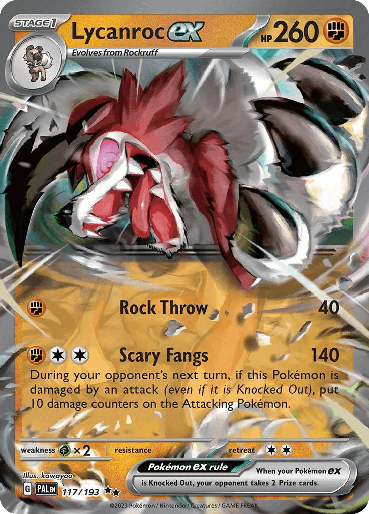 Lycanroc ex, kortbilde fra pokemontcg.io