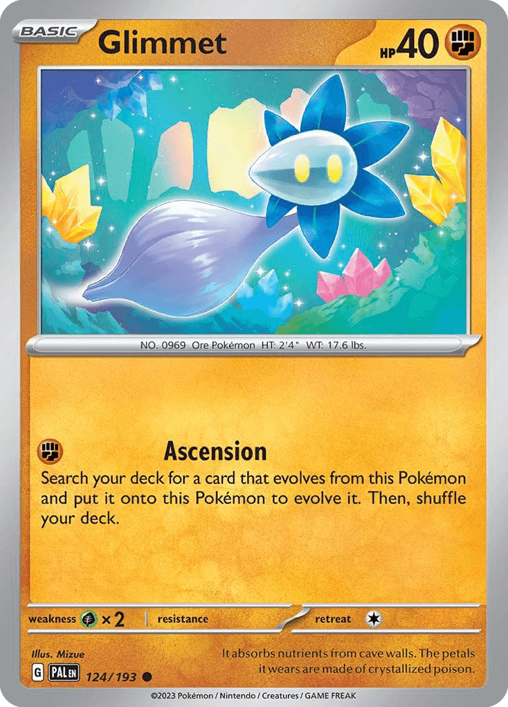 Glimmet, kortbilde fra pokemontcg.io