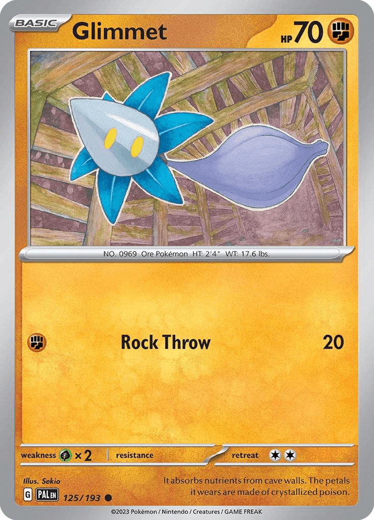 Glimmet, kortbilde fra pokemontcg.io
