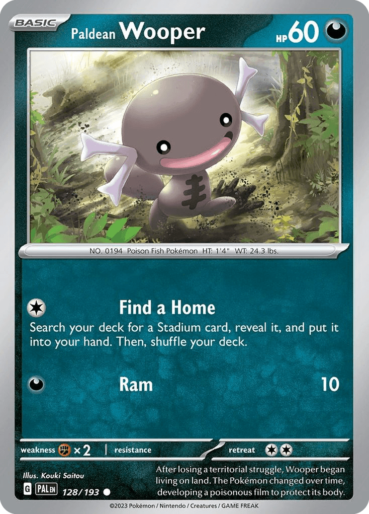 Paldean Wooper, kortbilde fra pokemontcg.io