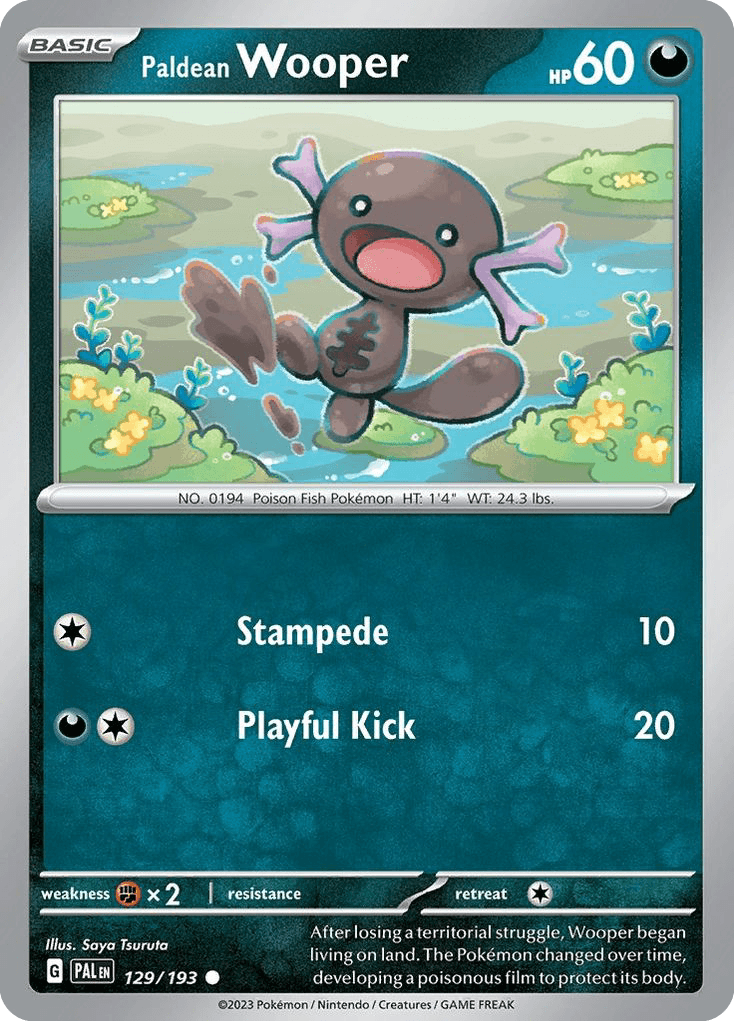 Paldean Wooper, kortbilde fra pokemontcg.io