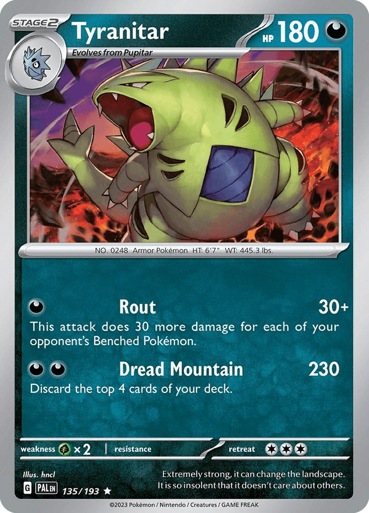 Tyranitar, kortbilde fra pokemontcg.io