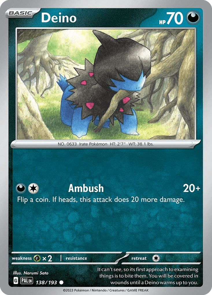 Deino, kortbilde fra pokemontcg.io