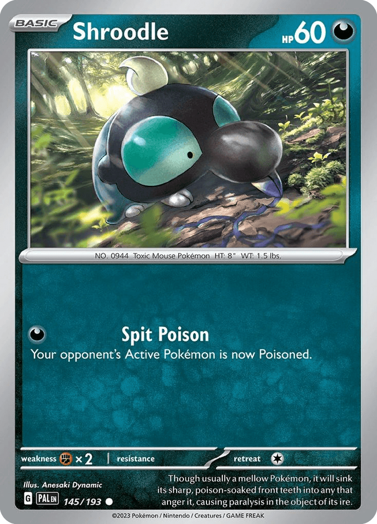 Shroodle, kortbilde fra pokemontcg.io