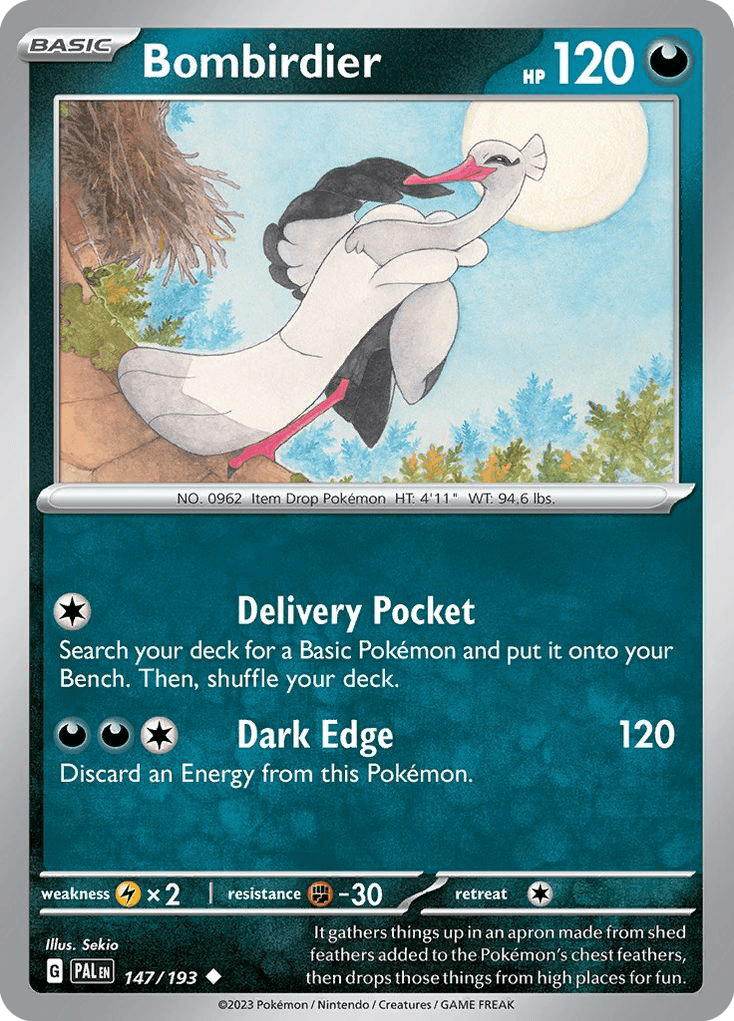 Bombirdier, kortbilde fra pokemontcg.io