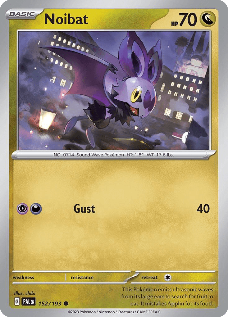 Noibat, kortbilde fra pokemontcg.io