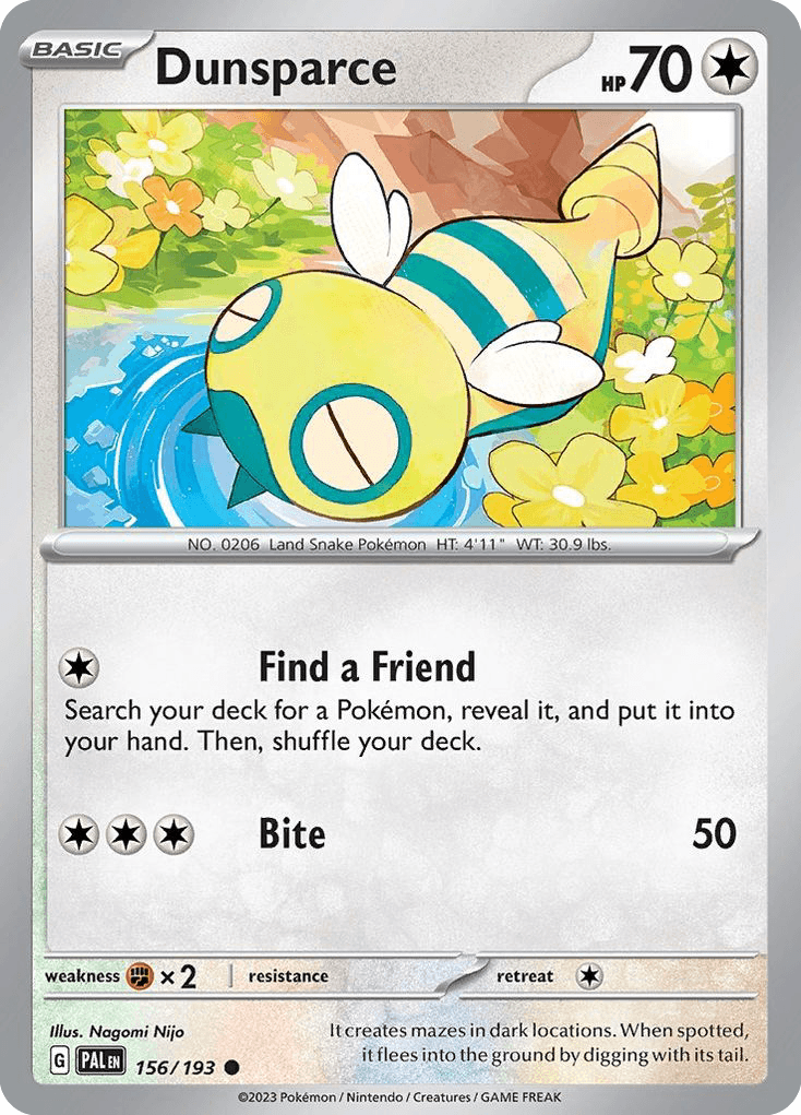 Dunsparce, kortbilde fra pokemontcg.io