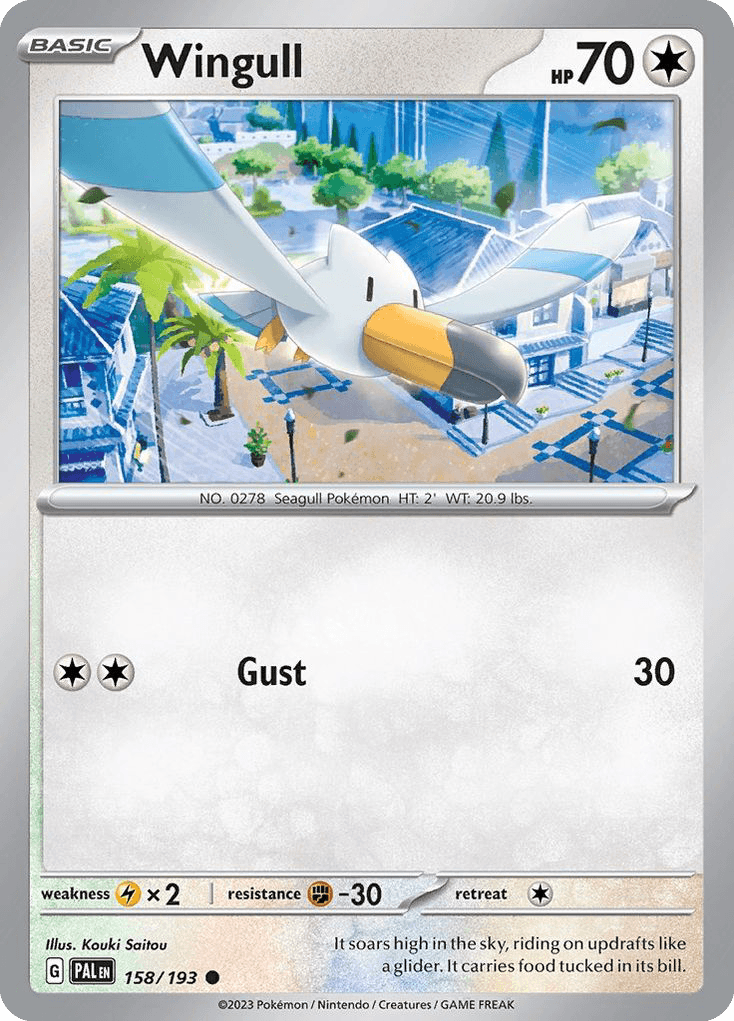 Wingull, kortbilde fra pokemontcg.io