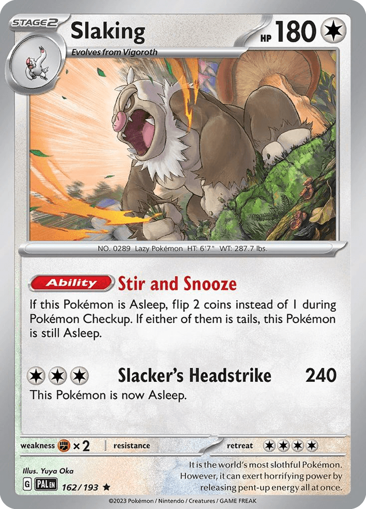 Slaking, kortbilde fra pokemontcg.io