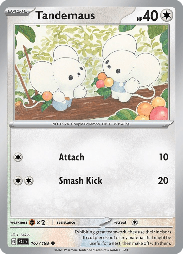 Tandemaus, kortbilde fra pokemontcg.io