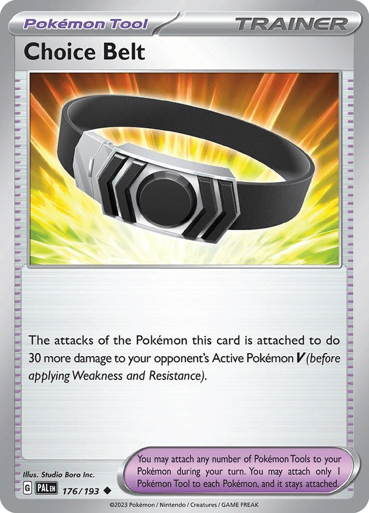 Choice Belt, kortbilde fra pokemontcg.io